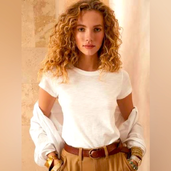 Banana Republic “Cozy Slub” Soft T-Shirt Women’s Size XXS - Picture 3 of 5